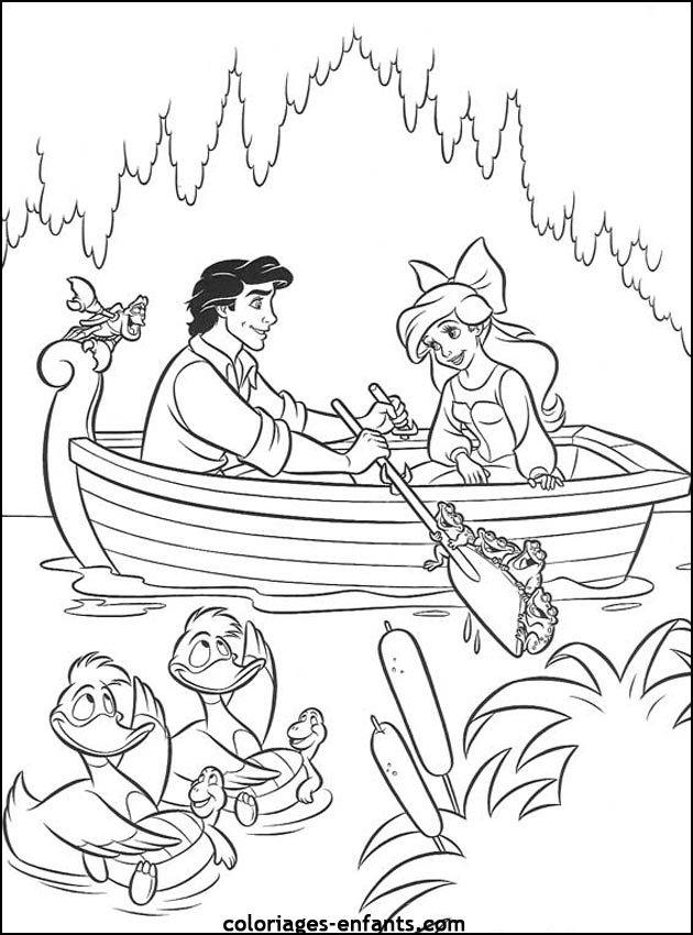 Les Coloriages de bateaux à imprimer sur Coloriagesenfants.com