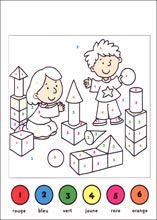 Coloriages codés