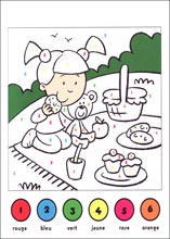 Coloriages codés