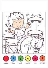 Coloriages codés