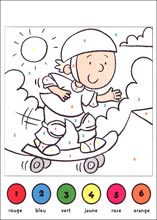 Coloriages codés