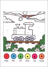 Coloriages codés