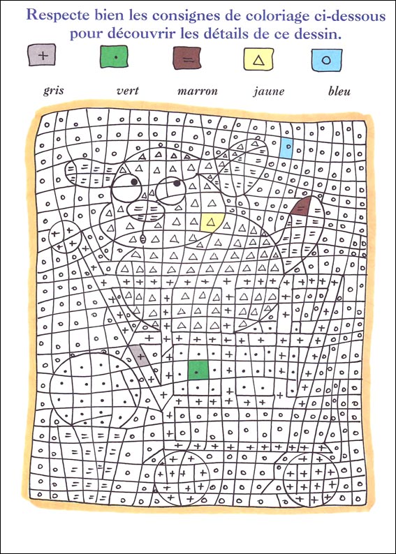 jeu du coloriage magique  imprimer