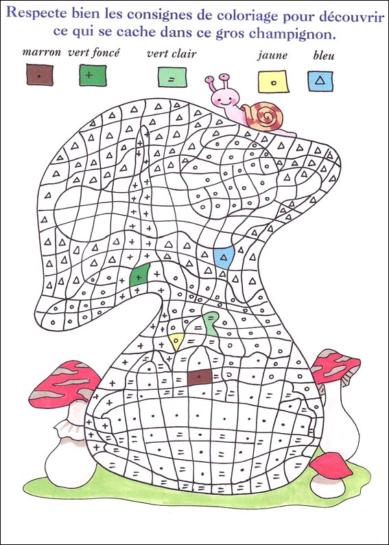 jeu du coloriage magique  imprimer