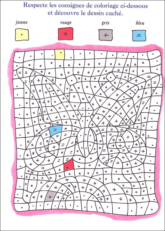 jeu du coloriage magique  imprimer