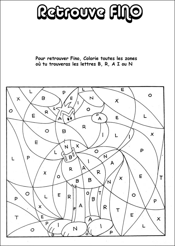 coloriage magique  imprimer