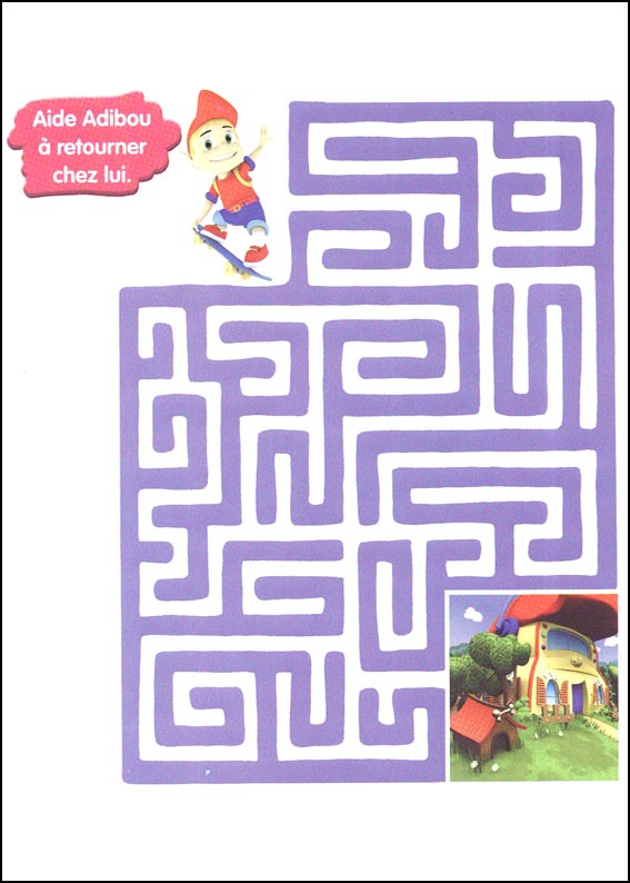 Jeu du labyrinthe à imprimer