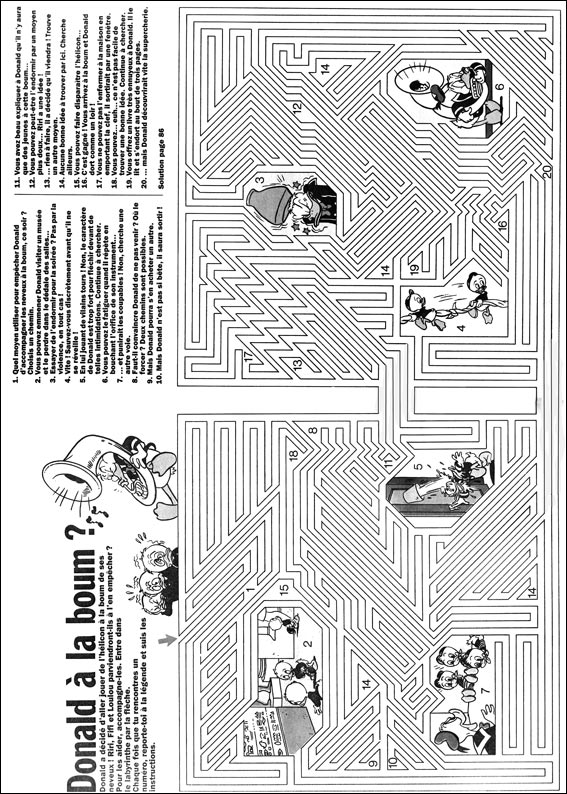 Jeu du labyrinthe à imprimer