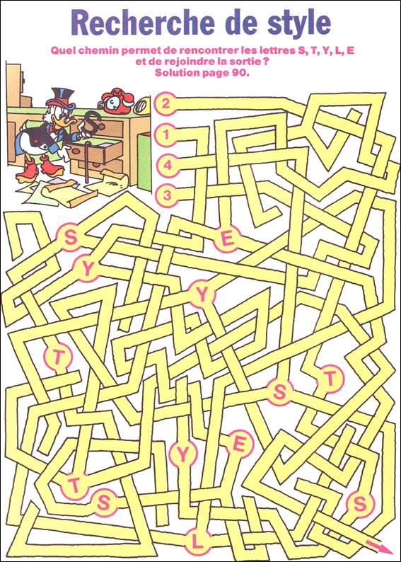 Jeu du labyrinthe à imprimer