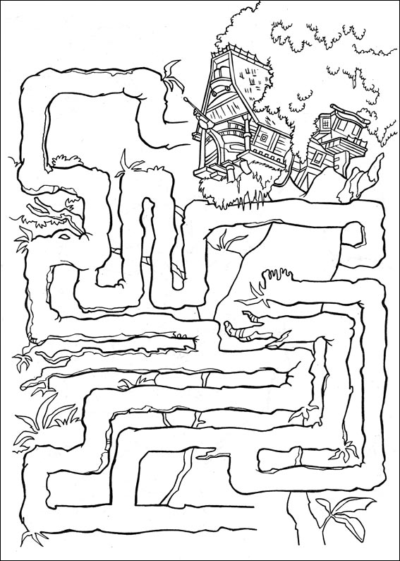 Jeu du labyrinthe à imprimer