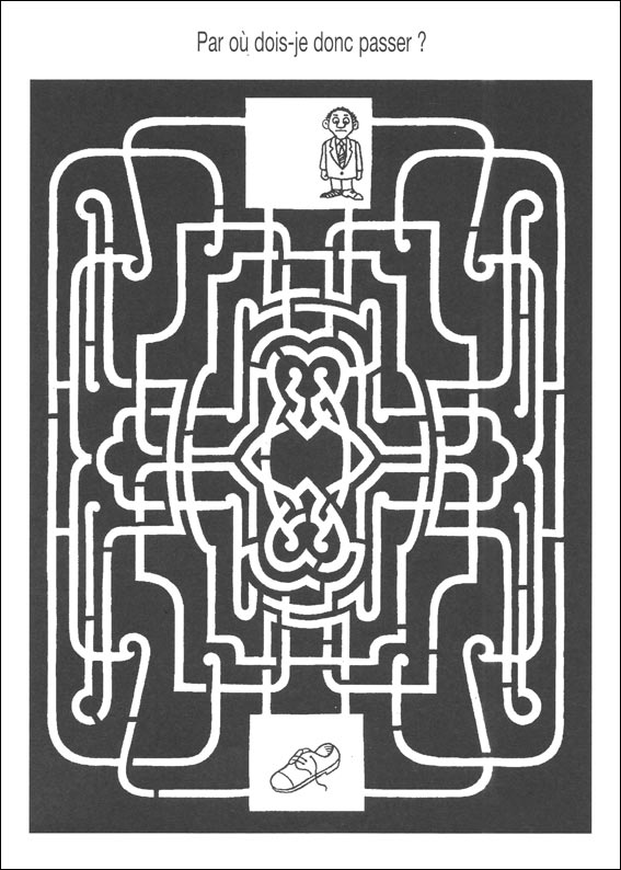 Jeu du labyrinthe à imprimer