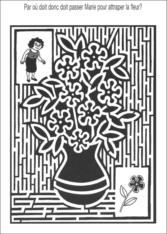 Jeu du labyrinthe à imprimer