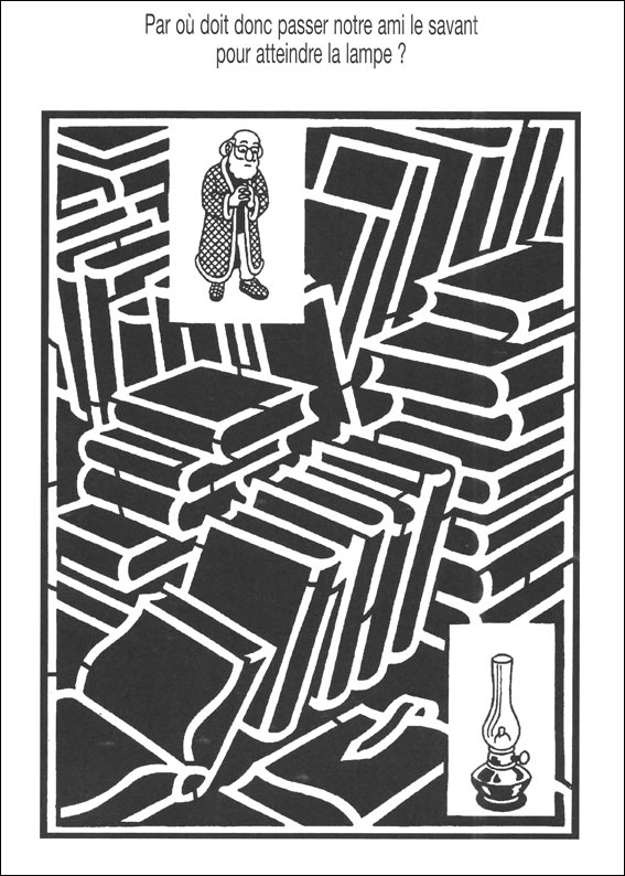 Jeu du labyrinthe à imprimer