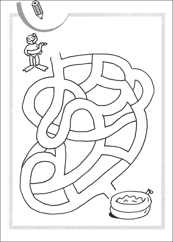 Jeu du labyrinthe à imprimer