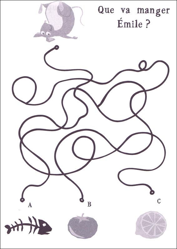 Jeu du labyrinthe à imprimer