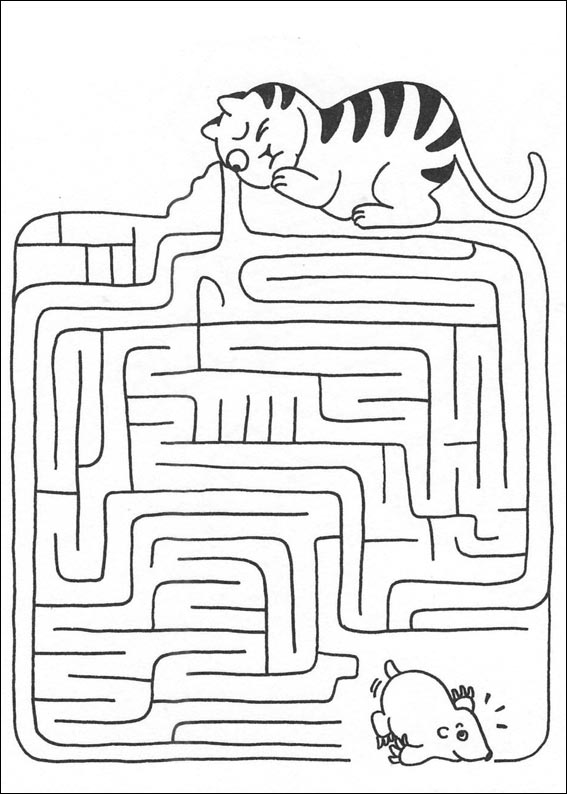 Jeu du labyrinthe à imprimer