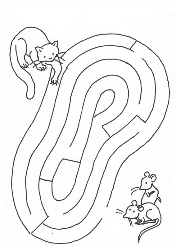 Jeu du labyrinthe à imprimer