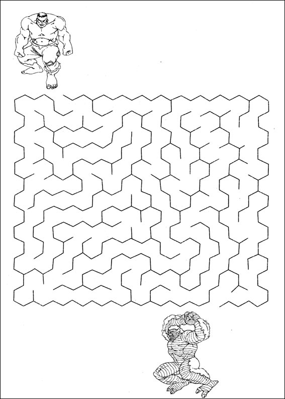 Jeu du labyrinthe à imprimer