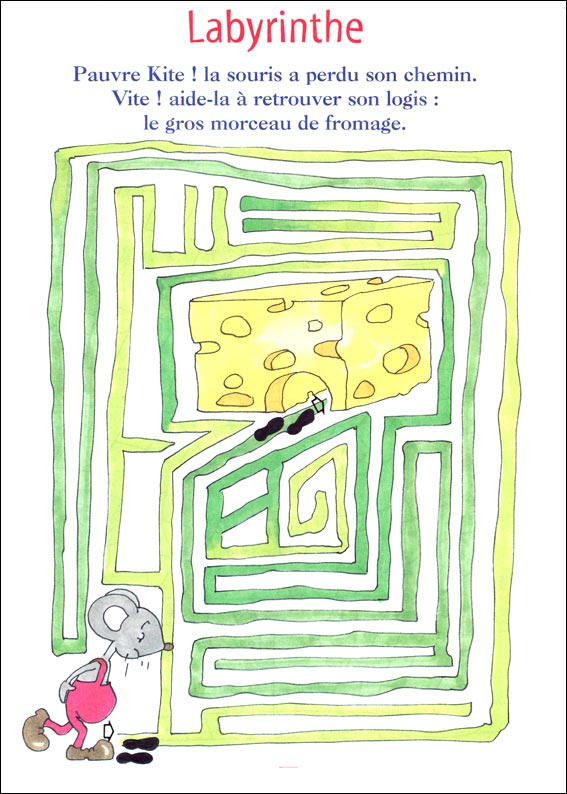 Jeu du labyrinthe à imprimer