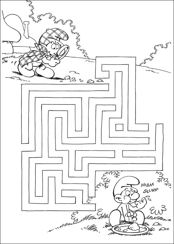 Jeu du labyrinthe à imprimer