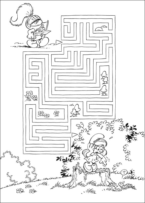 Jeu du labyrinthe à imprimer