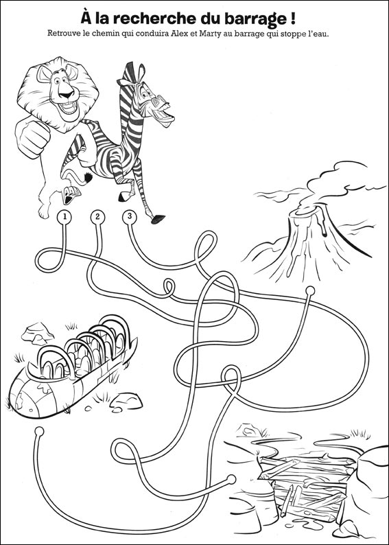 Jeu du labyrinthe à imprimer