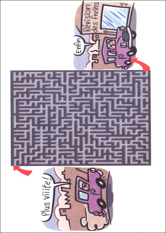 Jeu du labyrinthe à imprimer