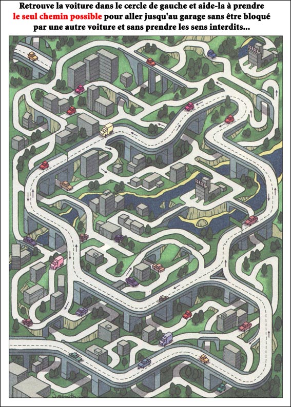 Jeu du labyrinthe à imprimer