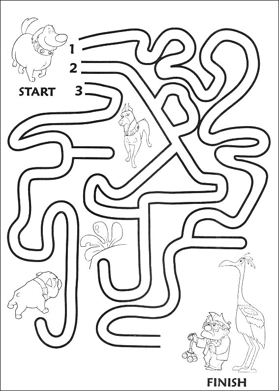 Jeu du labyrinthe à imprimer