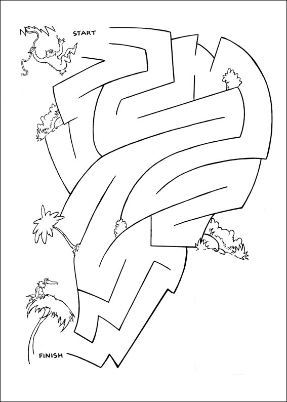 Jeu du labyrinthe à imprimer