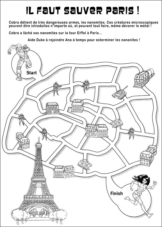 Jeu du labyrinthe à imprimer