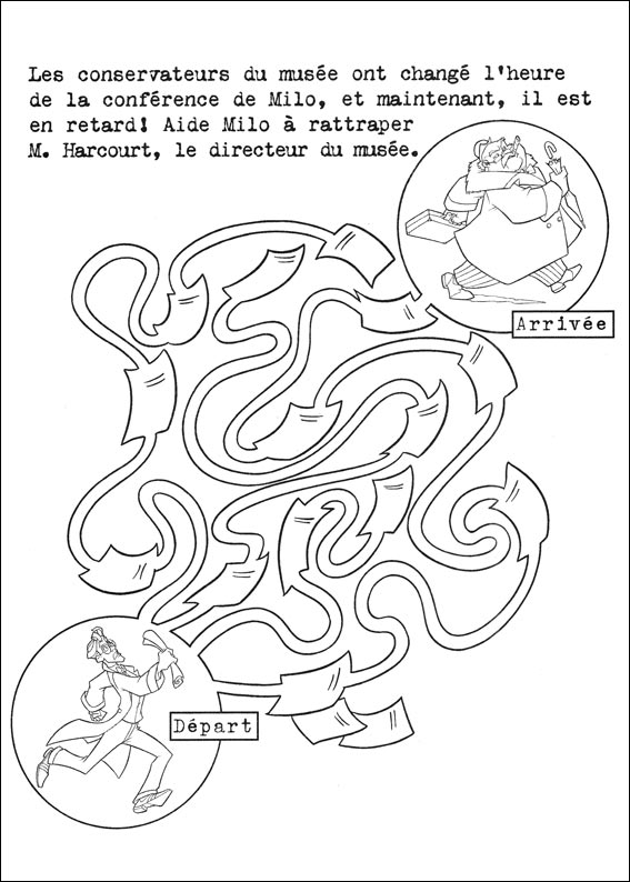 Jeu du labyrinthe à imprimer