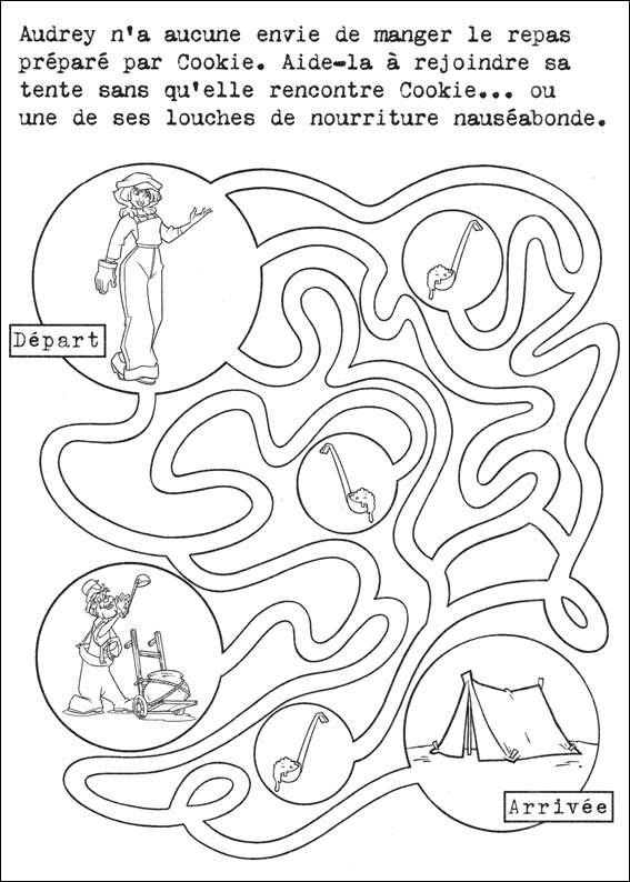 Jeu du labyrinthe à imprimer