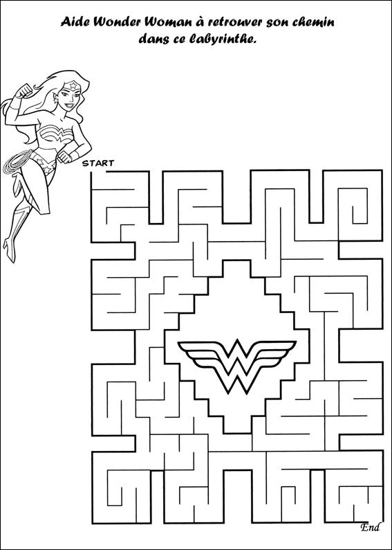 Jeu du labyrinthe à imprimer