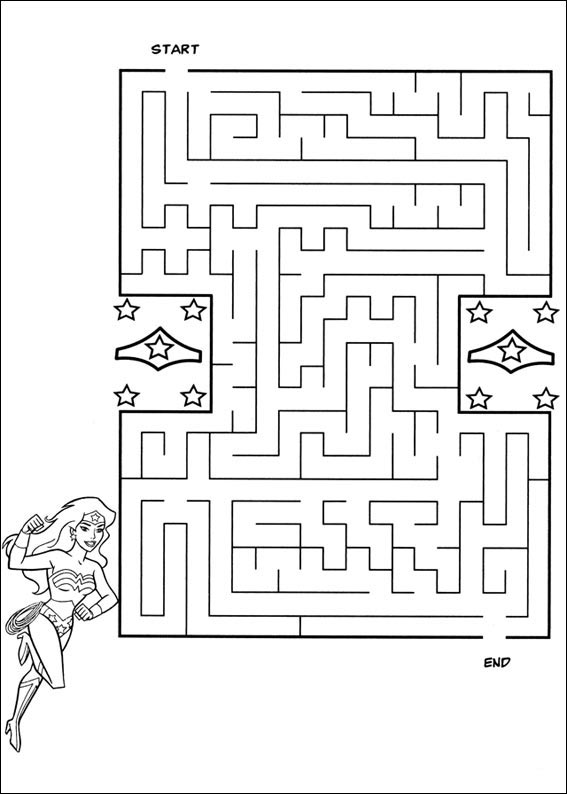 Jeu du labyrinthe à imprimer