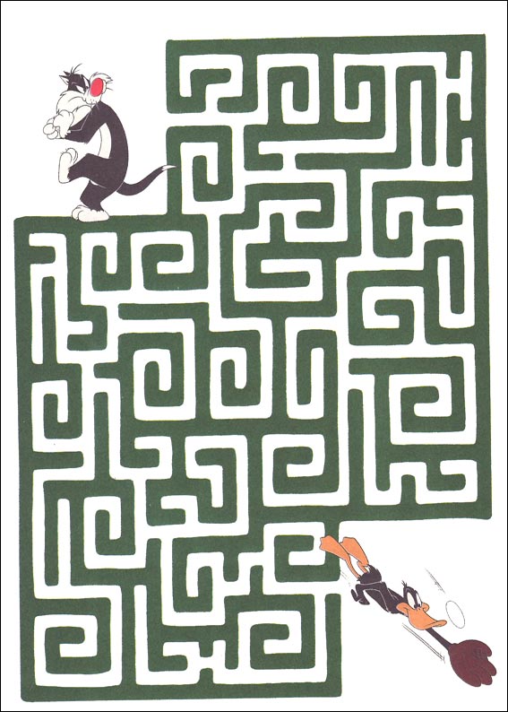 Jeu du labyrinthe à imprimer