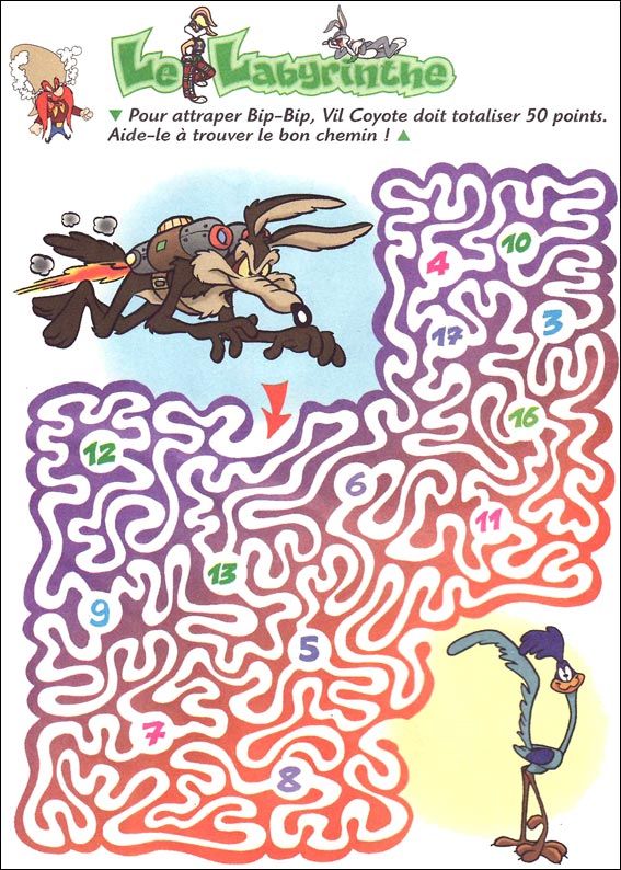 Jeu du labyrinthe à imprimer