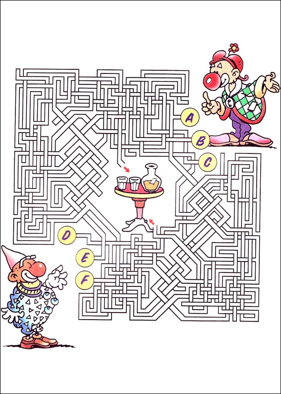 Jeu du labyrinthe à imprimer