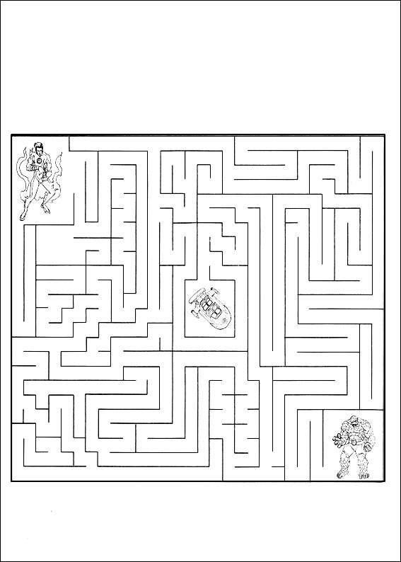 Jeu du labyrinthe à imprimer