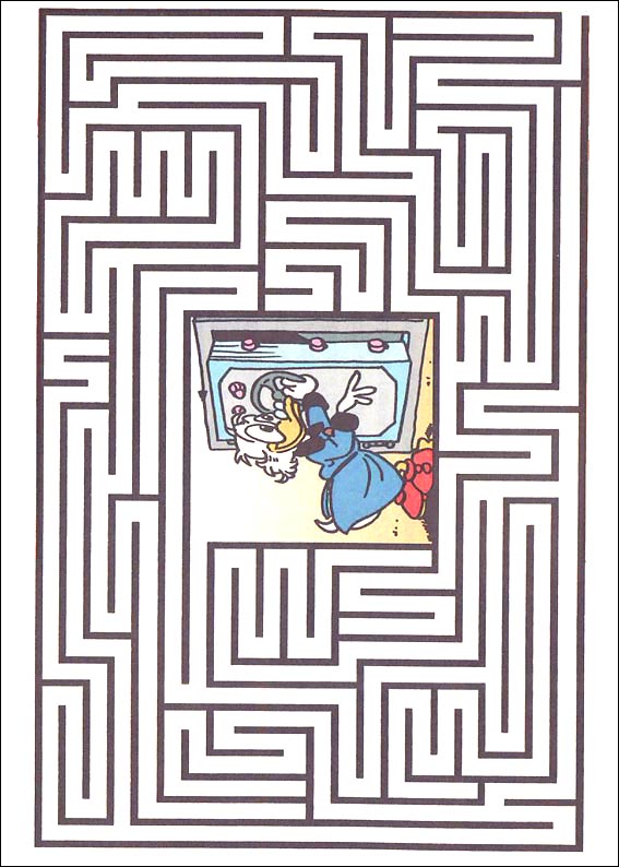 Jeu du labyrinthe à imprimer