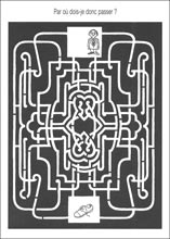 Labyrinthe à imprimer