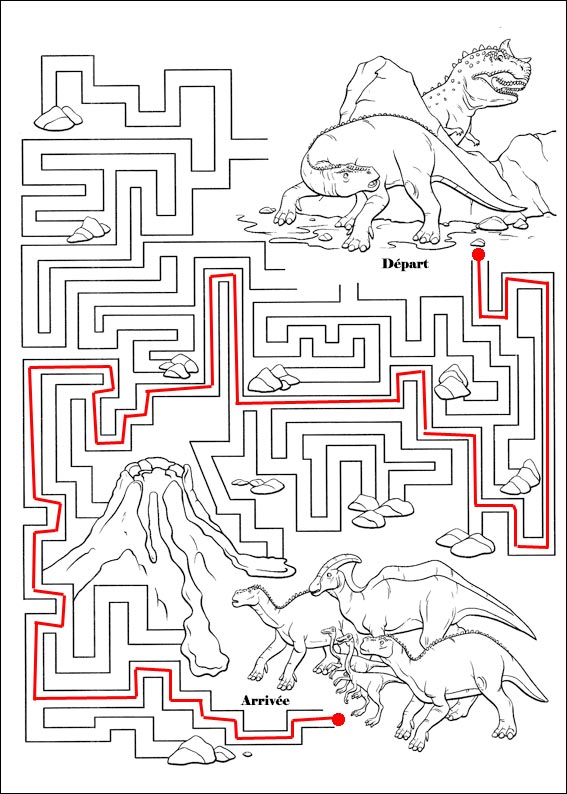 solution du Labyrinthe  imprimer