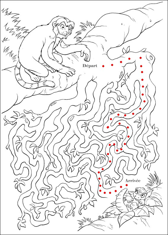 solution du Labyrinthe  imprimer