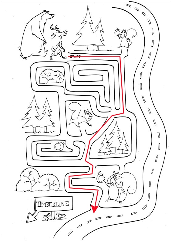 solution du Labyrinthe  imprimer