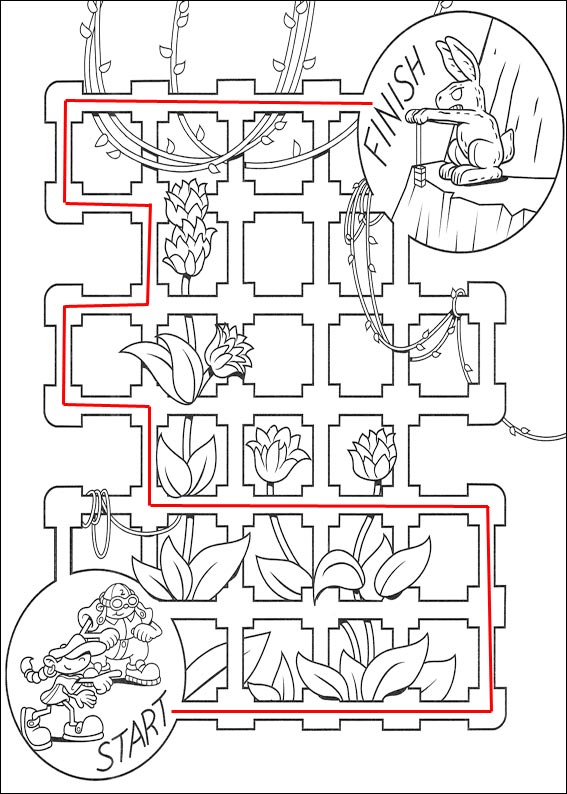 solution du Labyrinthe  imprimer