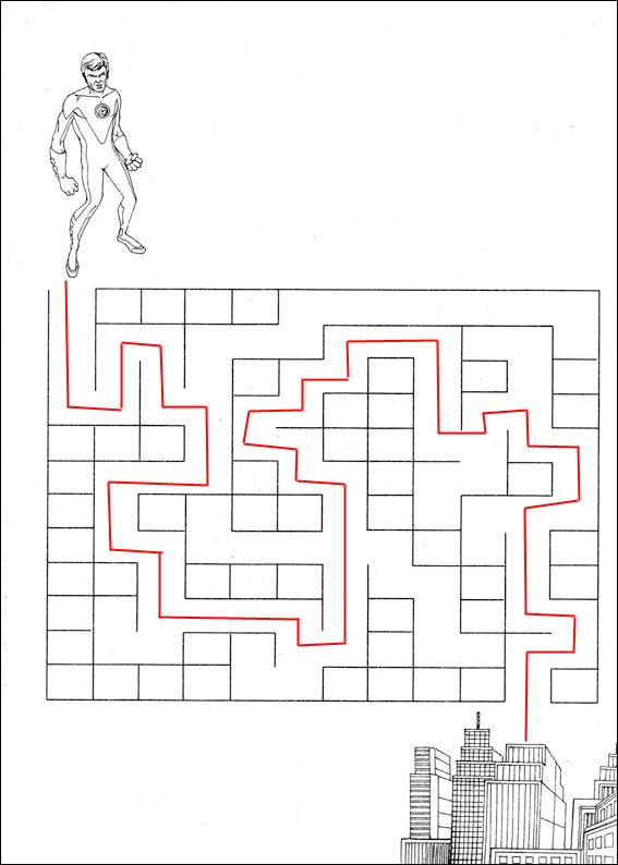 solution du Labyrinthe  imprimer