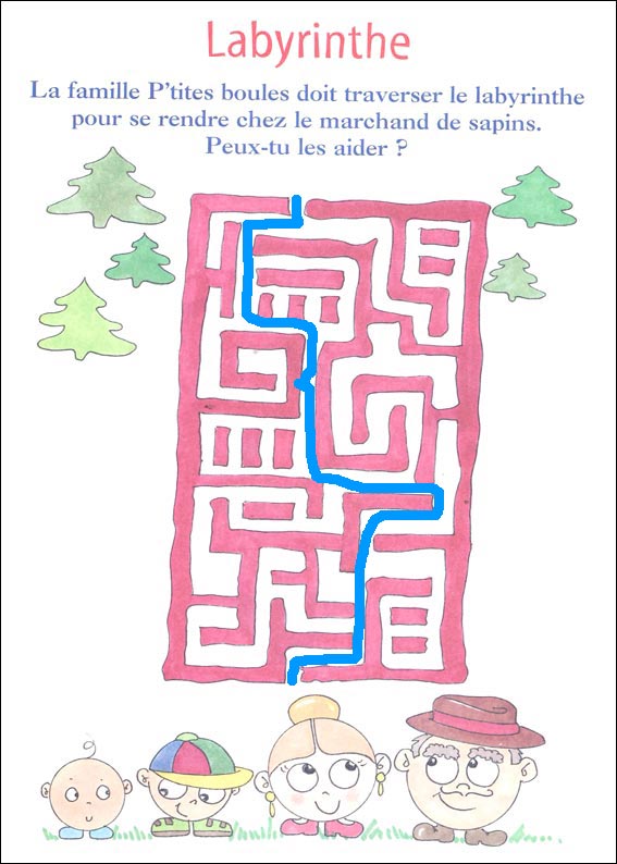 solution du Labyrinthe  imprimer