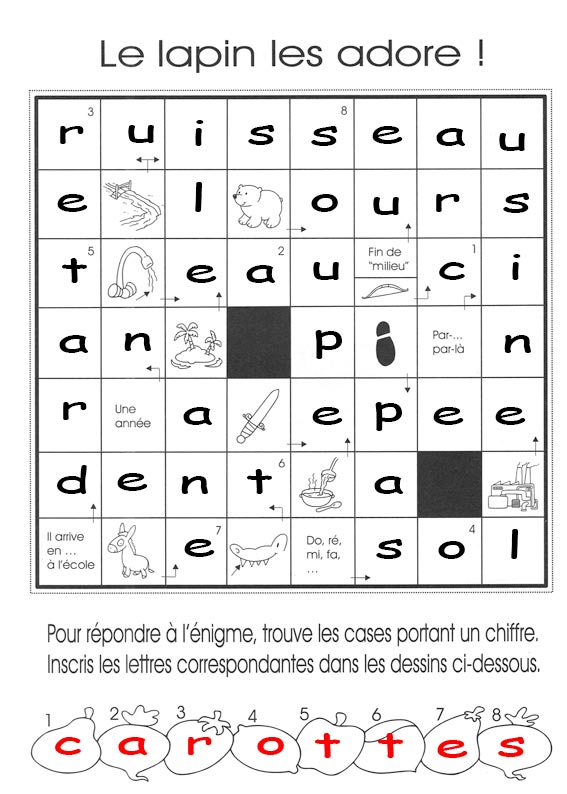 solution des Mots flchs