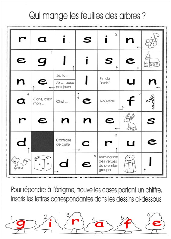 solution des Mots flchs