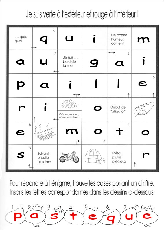 solution des Mots flchs